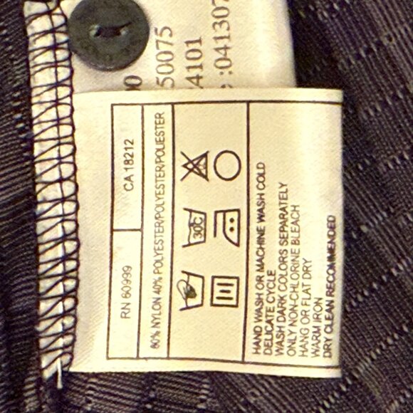 Slazenger Mens M Golf Polo Shirt Plaid‎ Hammock Dunes Challenge Black & Gray - Picture 11 of 13